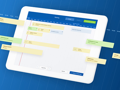 🛠 Technical Interventions Management App - Case Study app application motion schedule ui ux