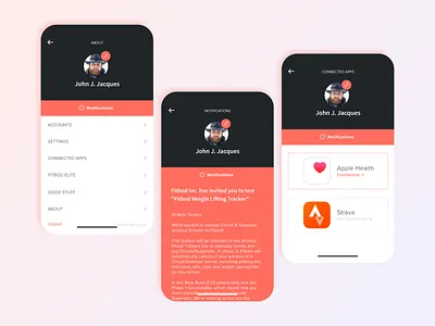 Fitbod - Settings app branding clean design fitness fitness app flat graphic design icon identity illustration logo mobile mobile app ui