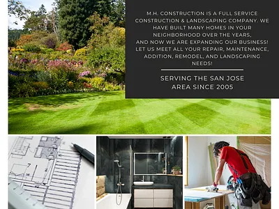 M.H. Flyer Design branding content graphic design logo