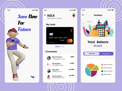 Finance App | Manage Your Personal Finance app application bank banking brand identity branding cards design finance fintech icon illustration lettermark logo mark sketch ui uiux