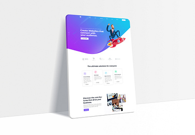 Landing Page Showcase creative mockup landing page landing page mockup mockup showcase website design website mockup website template