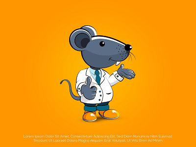 Dr.Nerdy 3d animation brand identity branding cartoon creative logo cute logo design doctor graphic design icon design illustration lab logo mascot minimalist logo motion graphics nerdy rat professional logo ui