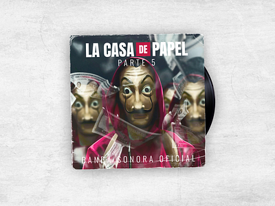 Money Heist - Official Soundtrack (Album Artwork Concept) album artwork album cover cover art la casa de papel money heist music