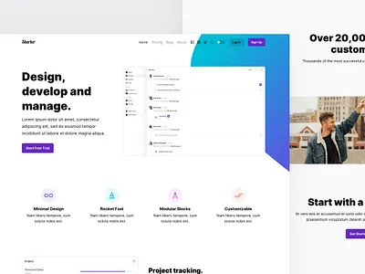 Starter Kirby Theme cms hero kirby landing landingpage minimal modules theme ux webdesign wordpress