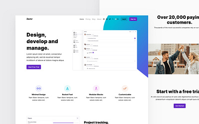 Starter Kirby Theme cms hero kirby landing landingpage minimal modules theme ux webdesign wordpress