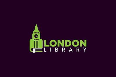 London Library branding graphic design logo