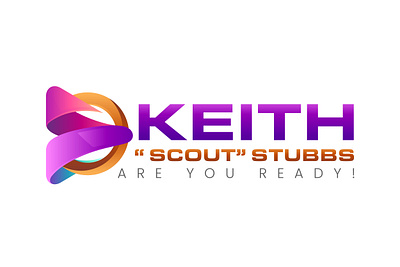 Keith 3d branding design logo vector