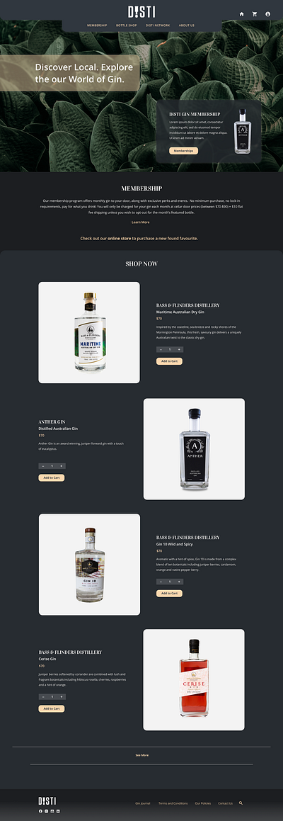 Website Redesign call to action ecommerce liquor sales ui website redesign