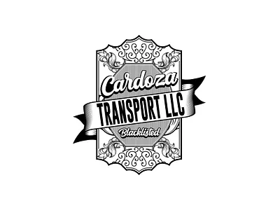 Cardoza Transport LLC branding graphic design logo vintage logo design