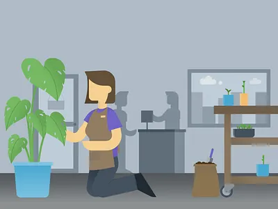 Plant Nursery design graphic design illustration plants