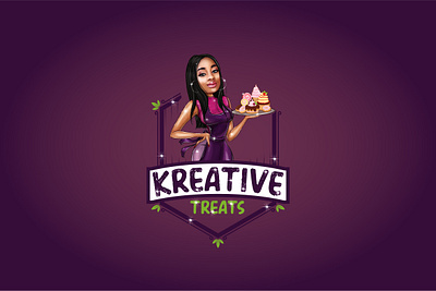 Kreative Treats branding characters design graphic design illustration logo vector