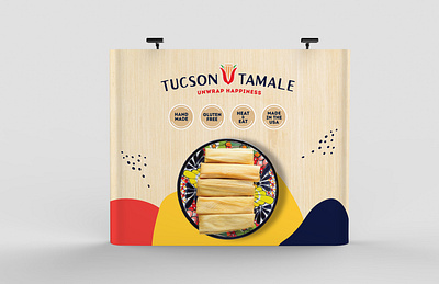 Trade Show Booth Design for Food Company cpg design food design food trade show mock up trade show