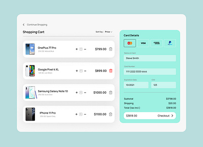 Shopping Cart Design 8pt design app design app ui ux best app ui designer best ux designer cart cart ui checkout clean ui credit card design system ecommerce ui glassmorphism graphic design illustration shopping cart ui ui design ui expert ux design