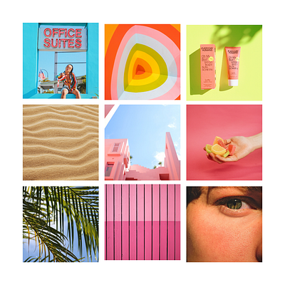LUUM 2/3 Mood Board branding design graphic design logo photography