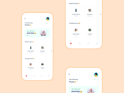 Feed Design (Edtech App) animation app branding design education feed illustration logo minimalism mobile ui ui design uiux ux