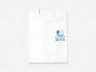 High On Life apparel branding character graphic design illustration logo