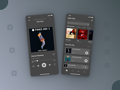 Music App Design app design exploration inspiration mobile ui