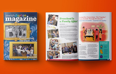 JewishDayton Magazine graphic design indesign layout magazine magazine design typography