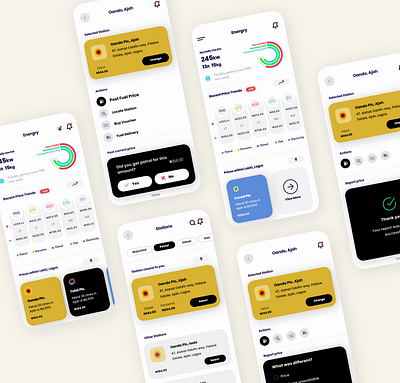 Energry App animation app branding design illustration logo ui ux web