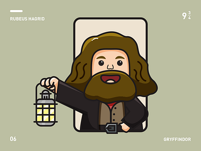 Rubeus Hagrid harry potter illustration movie rubeus hagrid
