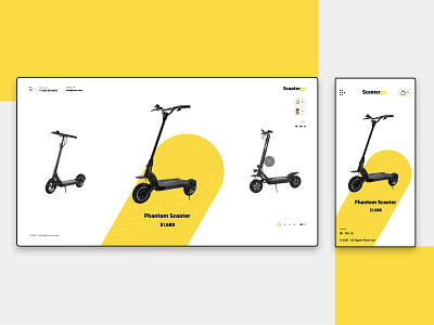 E-Scooter Buy Website branding e commerce website escooter escooter website flat design home page illustration lending page design ondemand online buy online shop online store store website typography ui uiux design vector website banner website design