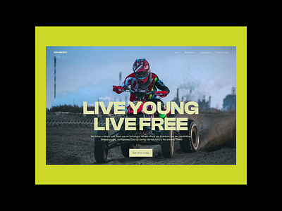 Adventure Automotive Landing Page a adventure automotive dirt race landing apge muv offroad road sanal suv uiux uivisual design utomotive website