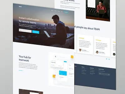 Team Blog App -- Webflow & CMS blog cms design dribbble ui ux web design web development webflow