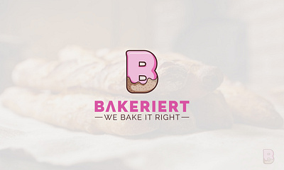 B Bake Modern Minimalist Logo design b bake design b bake logo b design b logo brand identity branding conceptual corporate identity design graphic design icon logo logo design modern minimalist professional vector