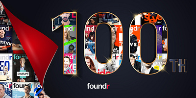 100th issue article image. branding clean graphic design illustration