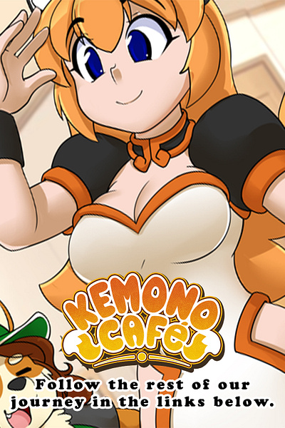 Kemono Cafe is No longer Updating Here! anthro anthropomorphic anthropomorphism comic design furry illustration logo webcomic