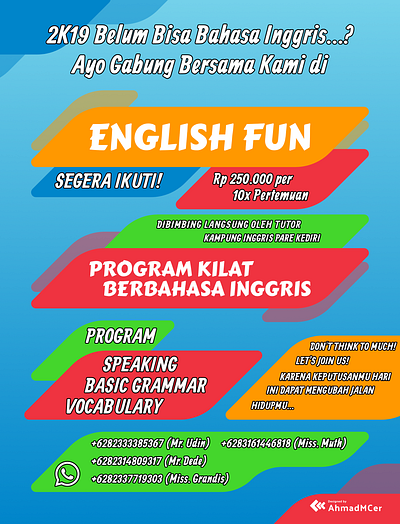 English Course Brochure