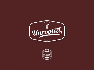 Unrooted Beer Co. Logo Design | Vintage logo batch logo brand brand identity branding design graphic design icon illustration illustrator logo logo design logo designer logo designs minimal vintage vintage logo