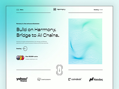 Redesign of Harmony crypto website binance bitcoin blockchain clean coin crypto crypto art crypto wallet crypto website cryptocurrency ethereum finance gradient landing landing page minimalist nft token ui ux