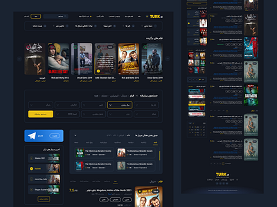 Movie Website 🎬 clean clean ui dark dark mode film landing landing page movie movie landign page movie theater movie website ui ui design ux ux design web design web site webdesign website design