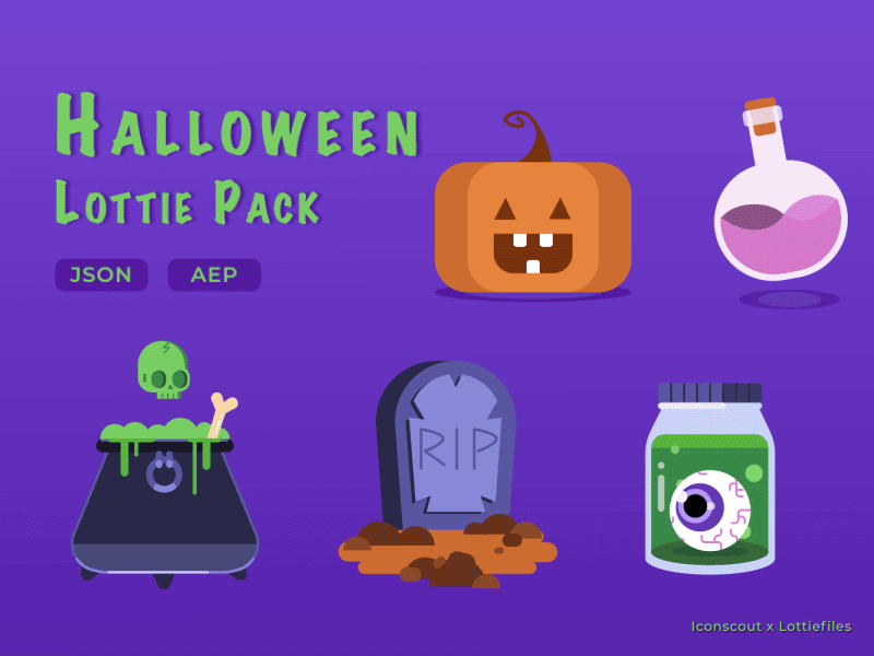 Halloween Lottie Pack 2d animation animation design halloween halloween animation halloween loader happy halloween loader loader animation lottie animation lottiefiles motion design motion graphics pre loader svg animation ui design uiux