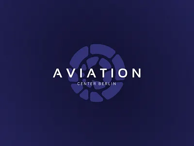 AVIATION - logo aviation blue brand branding design icon logo typo typography