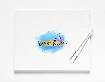 Watercolor Signature Logo 3d animation app branding design graphic design icon illustration logo motion graphics typography ui ux vector