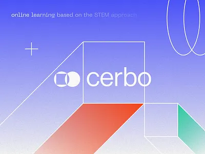 cerbo - Brand Design for Online Learning brand design brand identity brand image branding colors cyber branding education identity logo logo design logotype modern design online education online learning online platform ui