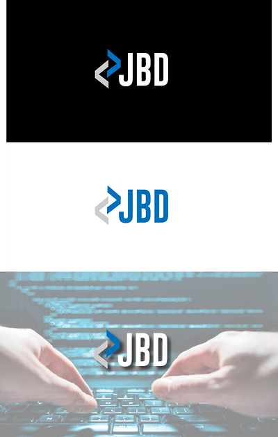 JBD Web Developer logo branding clean concept illustraion logo vector