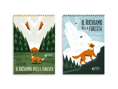 The Call of the Wild - Book Cover book book cover book design call of the wild cover illustration daniele simonelli dog dsgn illustration texture the call of the wild wild