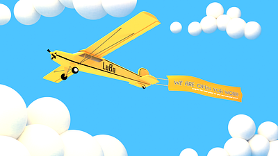 Yellow Plane 3d 3d animation 3d art 3d model 3d render aeroplane airplane animation animation work cgi graphic design illustration model modelling motion graphics plane project render yellow yellow plane