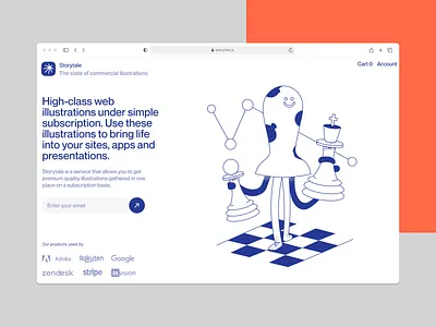 Blueshift illustrations ♟ blue blueshift chess colorful design grainy illustration logic noisy product storytale ui vector