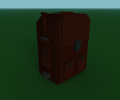 Adventure Backpack 3d backpack pixelart rpg voxel