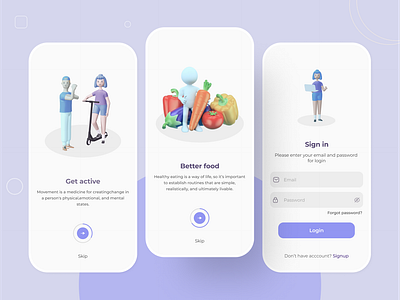 Self Care -Mobile App Concept aamamun app template design free template fresh design health care healthcare login mamun mobile app design mobile app ui mobile app ui design mobile ui onboarding self care app selfcare selfcaremobileapp signup uiuxdesign user interface design