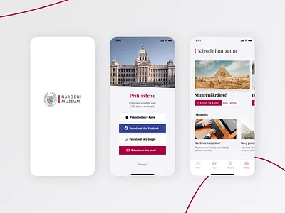 Museum app app design minimalism modern museum product design ui webdesign website