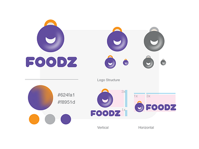 Foodz Logo animation arabic bahrain brand design dubai illustration logos qatar saudi arabia ui