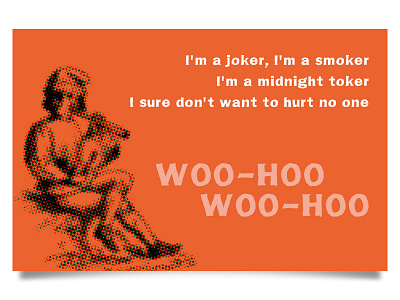 Song Lyrics design dribbbleweeklywarmup halftone song weekly challenge