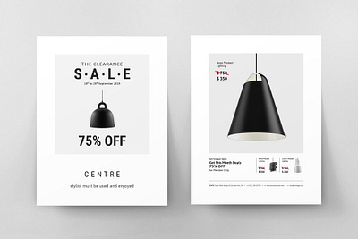 Lighiting Flyer annual repor brochure catalog clean design flyer flyer clean flyer simple flyer template indesign lifestyle magazine minimal minimalist modern portfolio print printable professional template