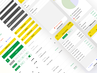 Mitaa: 1C UI-kit (Unofficial) 1c 1с app branding color design design system mitaa ui uikit web