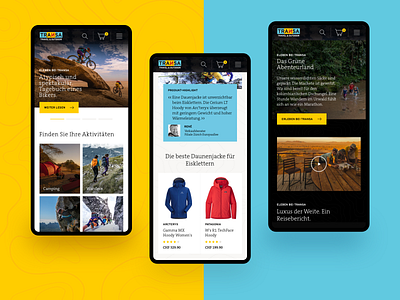 Transa.ch - mobile shop concept cs design ecommerce mobile shop ui ux